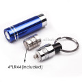 15.3 * 87.5mm 16g Mini-Taschenlampe, 1 LED Plastik Keychain Licht